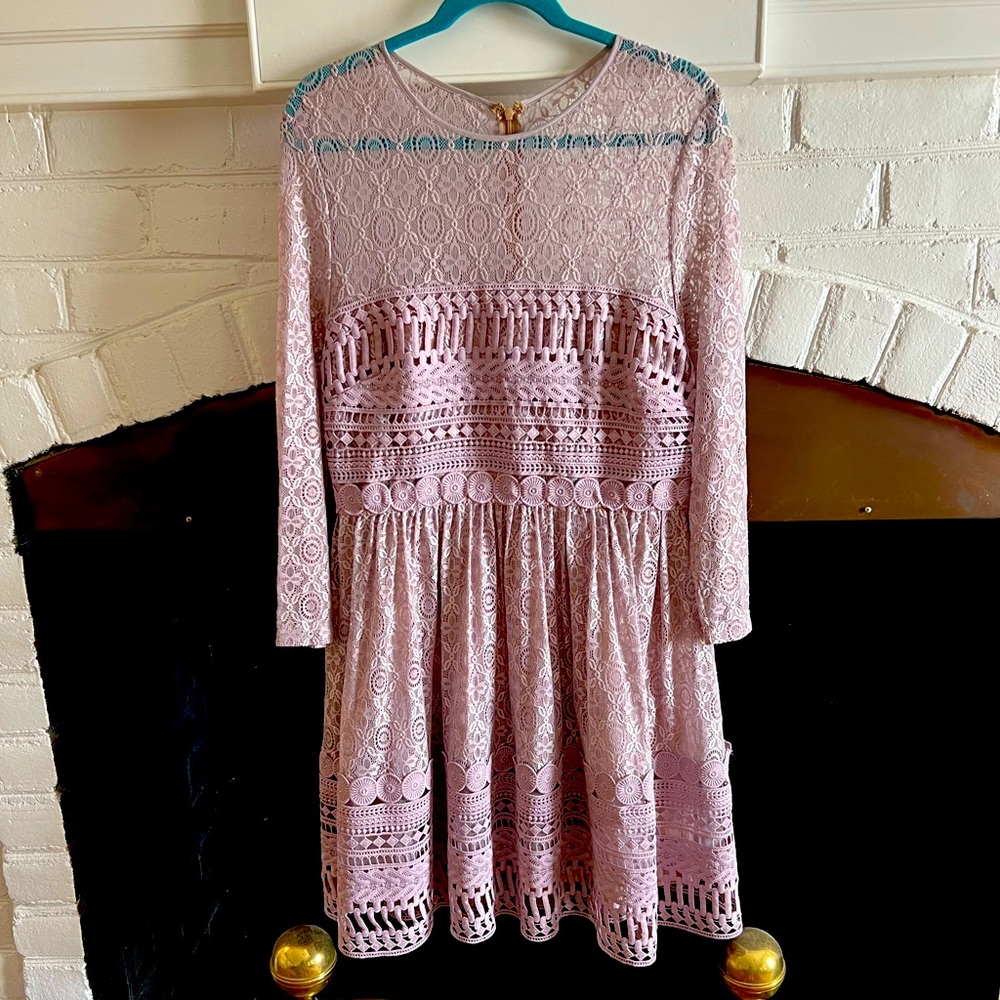 Periwinkle lace ASOS dress sz 12